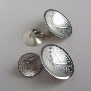 double dome cufflinks by catherine woodall