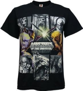 He Man vs. Skeletor Boxed Scenes Men's T Shirt Movie And Tv Fan T Shirts Clothing