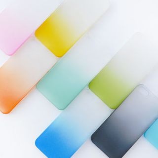 frosted ombre case for iphone five by apple cart