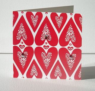 red heart cards by ceri darwent design