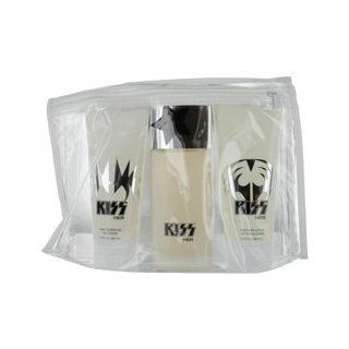KISS HER by Kiss Gift Set for WOMEN EAU DE PARFUM SPRAY 3.4 OZ & BODY LOTION 6.7 OZ & SHOWER GEL 6.7 OZ  Fragrance Sets  Beauty