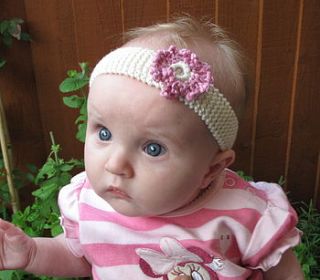 handmade headband with flower by yummy art and craft