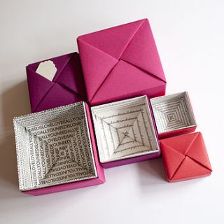 personalised secret message box by identity papers