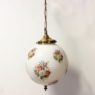vintage french globe pendant light by iamia