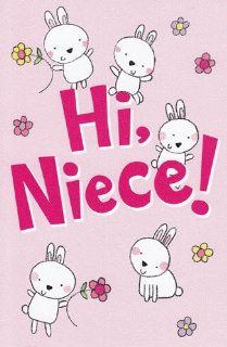 Easter Card "Hi Niece" Here's Wishing You an Easter That's Special just Like You Health & Personal Care