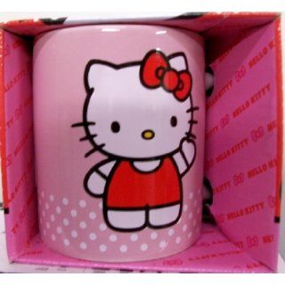 Vandor 18061 Hello Kitty Ceramic Mug, Pink, 12 Ounce   Hello Kitty Coffee Mugs
