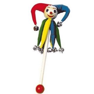musical jester bell stick toy by sleepyheads