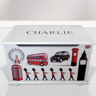 personalised toy box for boys by picture proud ltd