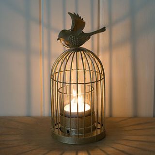 little birdcage tea light holder by the flower studio