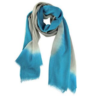 tie dye scarf by idyll home ltd
