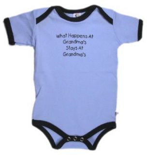 What Happens At Grandma's StaysBaby Bodysuit Blue Infant And Toddler Bodysuits Clothing