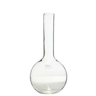 chemistry glass round flask vase 500ml by men's society