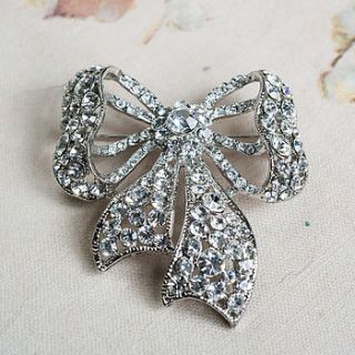 ketty crystal bow brooch by anusha