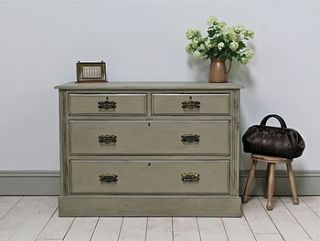 solid vintage painted drawers by distressed but not forsaken