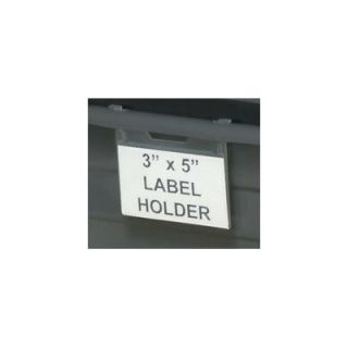 Quantum Storage Label Holder for Stack and Nest Totes and Cross Stack