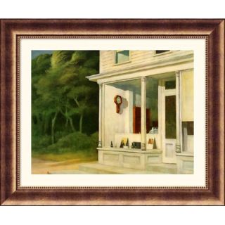 Great American Picture Seven A.M. Bronze Framed Print   Edward Hopper