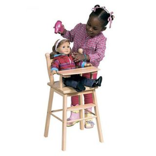 Guidecraft Doll High Chair in Natural