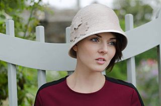 luxurious cloche hat by holly young headwear