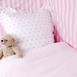 gingham flannelette fitted sheet by babou
