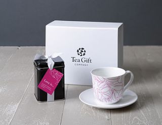 love is brewing tea gift set by tea gift company