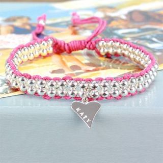 personalised tanka bracelet with name by lisa angel