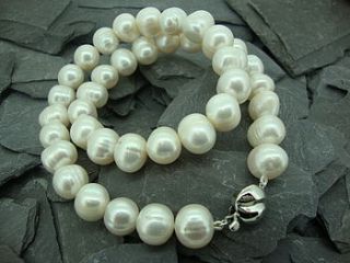 freshwater pearl necklace by summer and silver