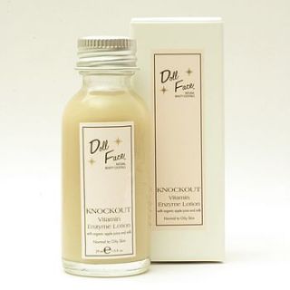 'knockout' vitamin enzyme lotion by doll face natural beauty cocktails
