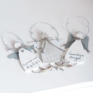 guardian angel hanging decoration by pippins gifts and home accessories