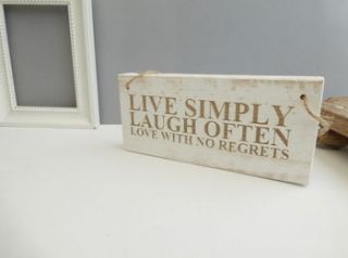 engraved wooden quote sign by edgeinspired