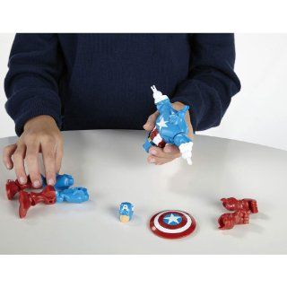 Marvel Super Hero Mashers Captain America Figure 6 inches Toys & Games