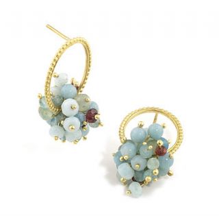 gold berries cameo stud earrings by alison macleod