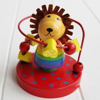 wooden rainbow lion by posh totty designs interiors