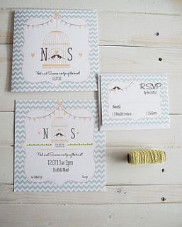rustic wedding invitation by sweet words stationery