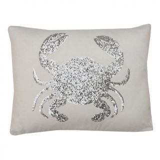 Jeffrey Banks 14" x 18" Crab Sequin Pillow