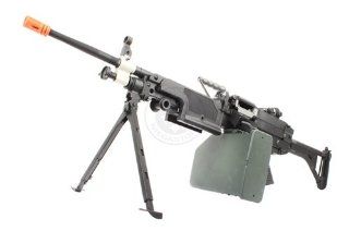 A&K M249 MKI Full Metal Airsoft AEG Machine Gun w/ Bipod   SAW  Airsoft Rifles  Sports & Outdoors