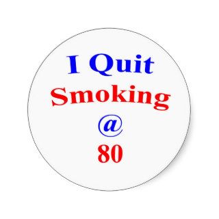 80  Quit Smoking Stickers