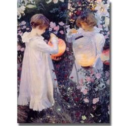 John Singer Sargent 'Carnation Lily, Lily Rose (Det)' Canvas Art Canvas