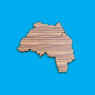 tyne and wear county shaped chopping board by county choppers