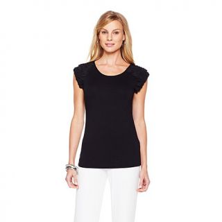 CARMEN Carmen Marc Valvo Petal Sleeve Top