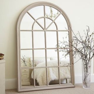 large arched window mirror by primrose & plum