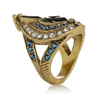 Heidi Daus "Maleficent" Crystal Pointed Ring