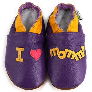 I Love Mommy Soft Sole Leather Baby Shoes Augusta Products Girls' Shoes