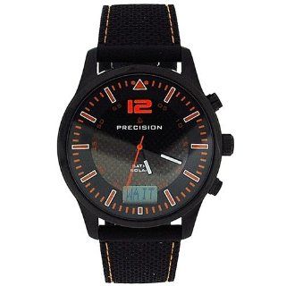 Precision Radio Controlled Solar Powered Gents Ana Digital Rubber Strap PREW1109 Watches