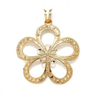 Michael Anthony Jewelry® 10K Gold Open Flower Pendant