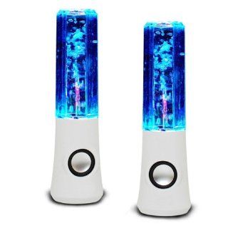 Godeeptech 2013 USB Powered Colorful LED Fountain Dancing Water Speakers for  /Mobile Phones /Computer white 