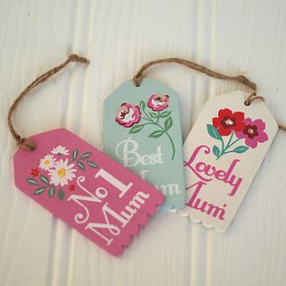 mother's day gift tag by drift living