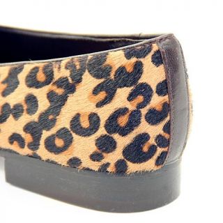 VANELi "Arlen" Leopard Print Hair Calf Loafer