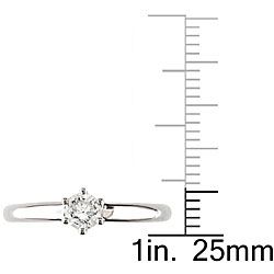 14k Gold 1/3ct TDW IGL Certified Diamond Ring (G H, I1 I2) Miadora Engagement Rings