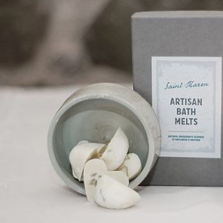 artisan bath melts by saint maren