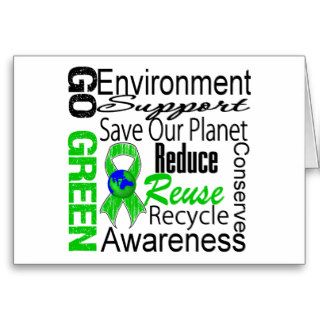 Go Green Collage Cards